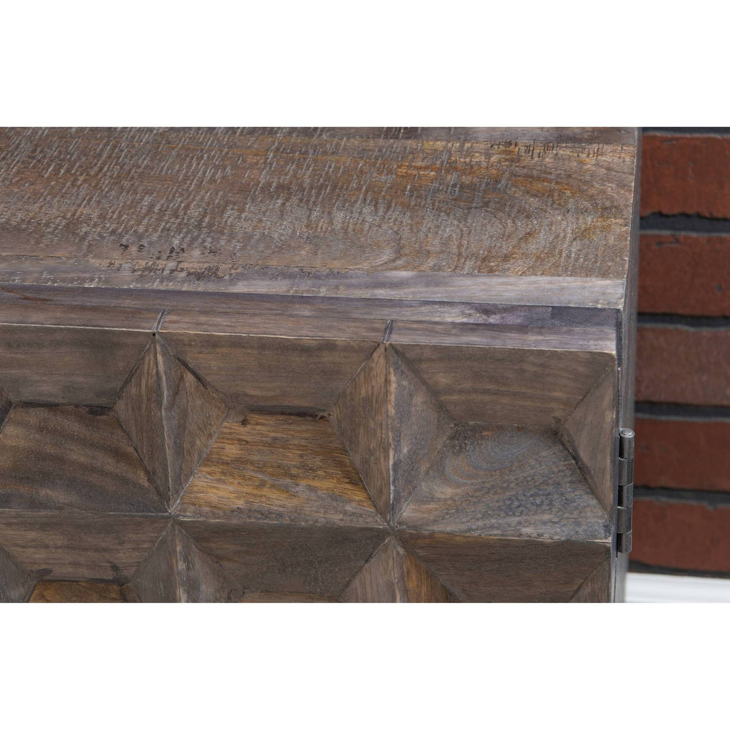 Brown Media Cabinet S331