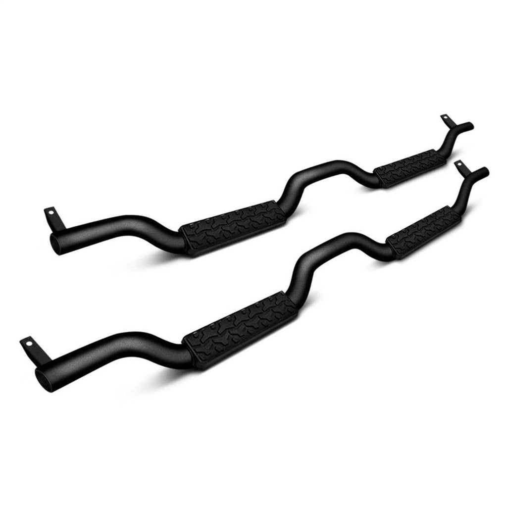 Slimline Side Bar Steps Black G2528