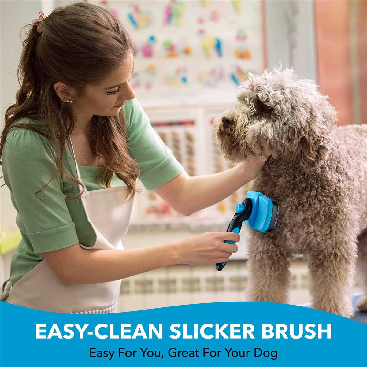 Dog Self Cleaning Slicker Brush K951558