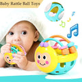 Rattle Ball Sensory Teether Toy Silicone Non-Toxic BPA Free Baby Educational Toy Y664872