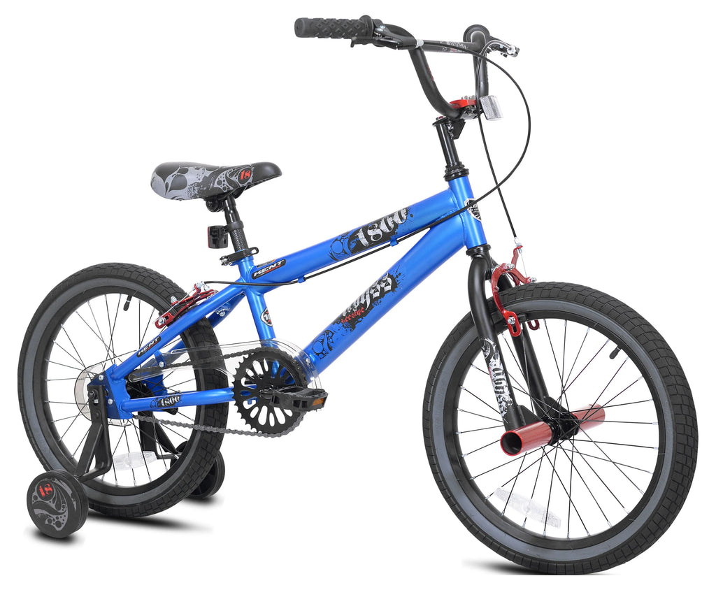 18-inch Blue Freestyle BMX Bicycle N705