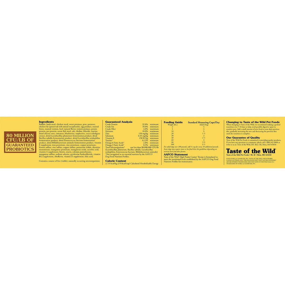 High Prairie Dog Food F51873