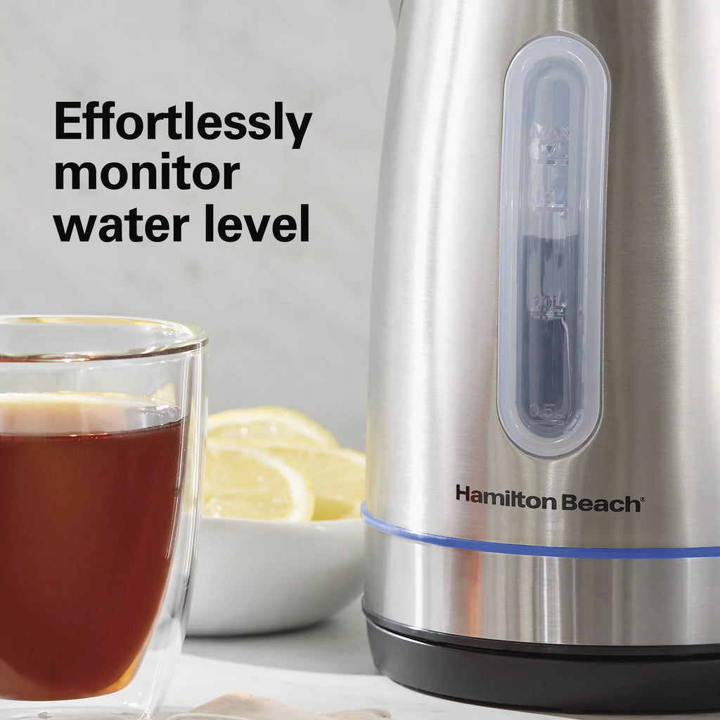 Stainless Steel Electric Kettle, 1.7 Liter Capacity H7936