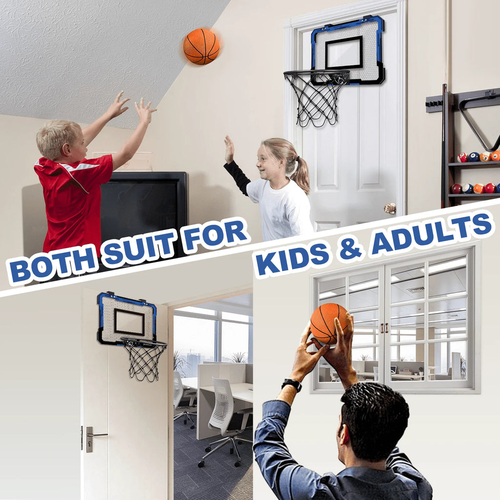 Mini Basketball Hoop with Electronic Scorer and Breakaway Rim W9926