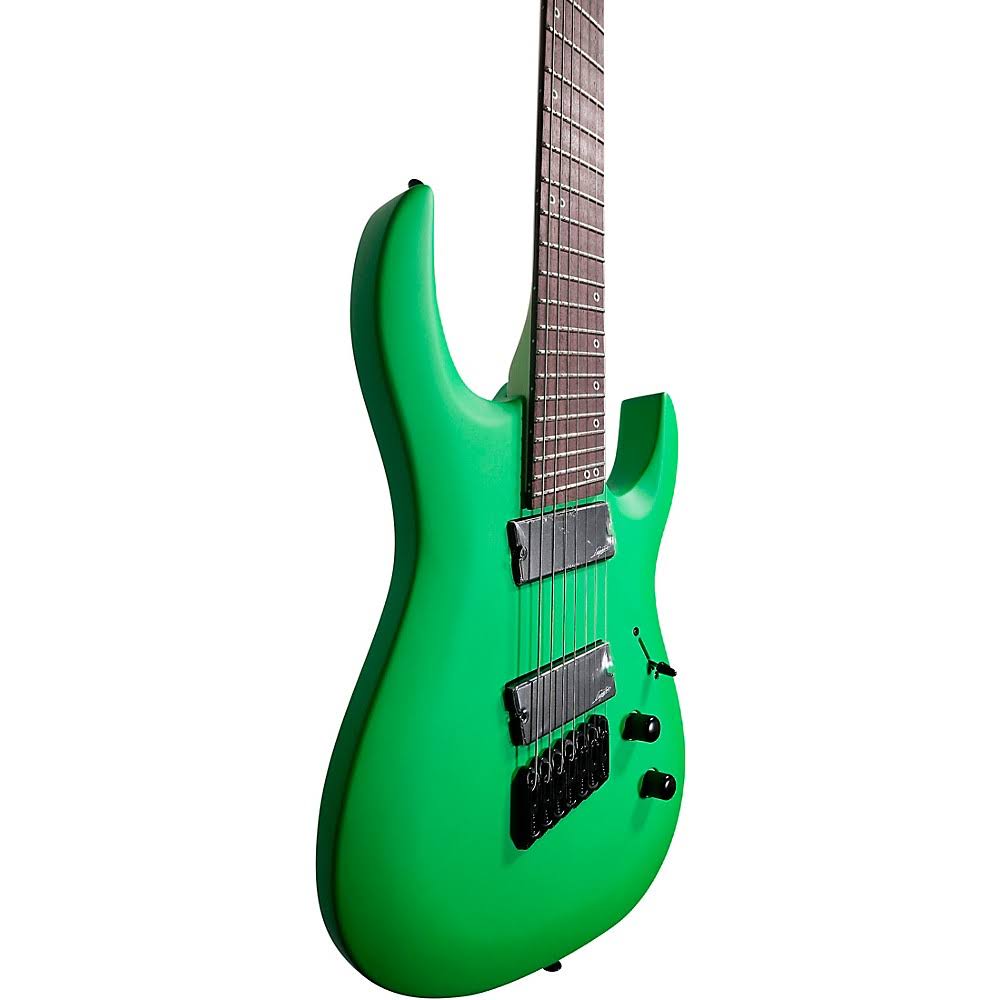 7-String Electric Guitar Neon Green N1211