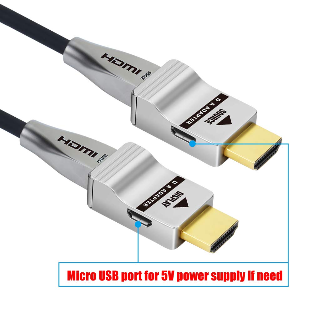 33 feet HDMI 2.0b Fiber Optic Cable Q77023