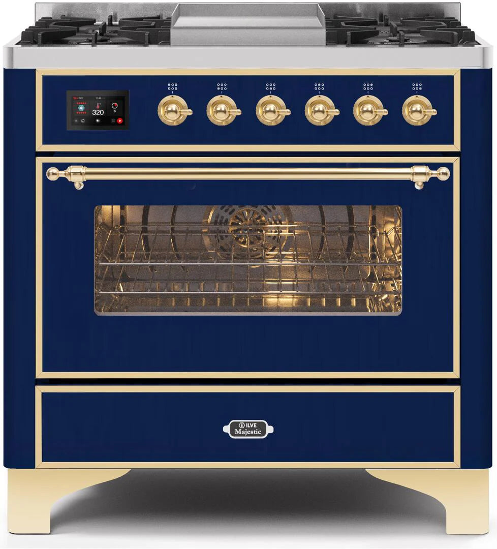 Blue Dual Fuel Natural Gas Range R9623