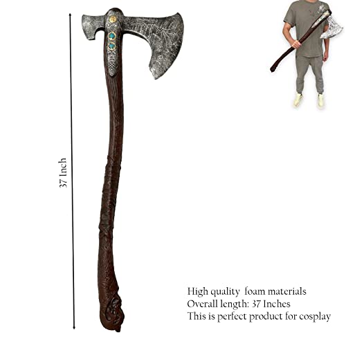 Fantasy God Viking Foam War Axe Sword Prop 1:1 Replica G107144