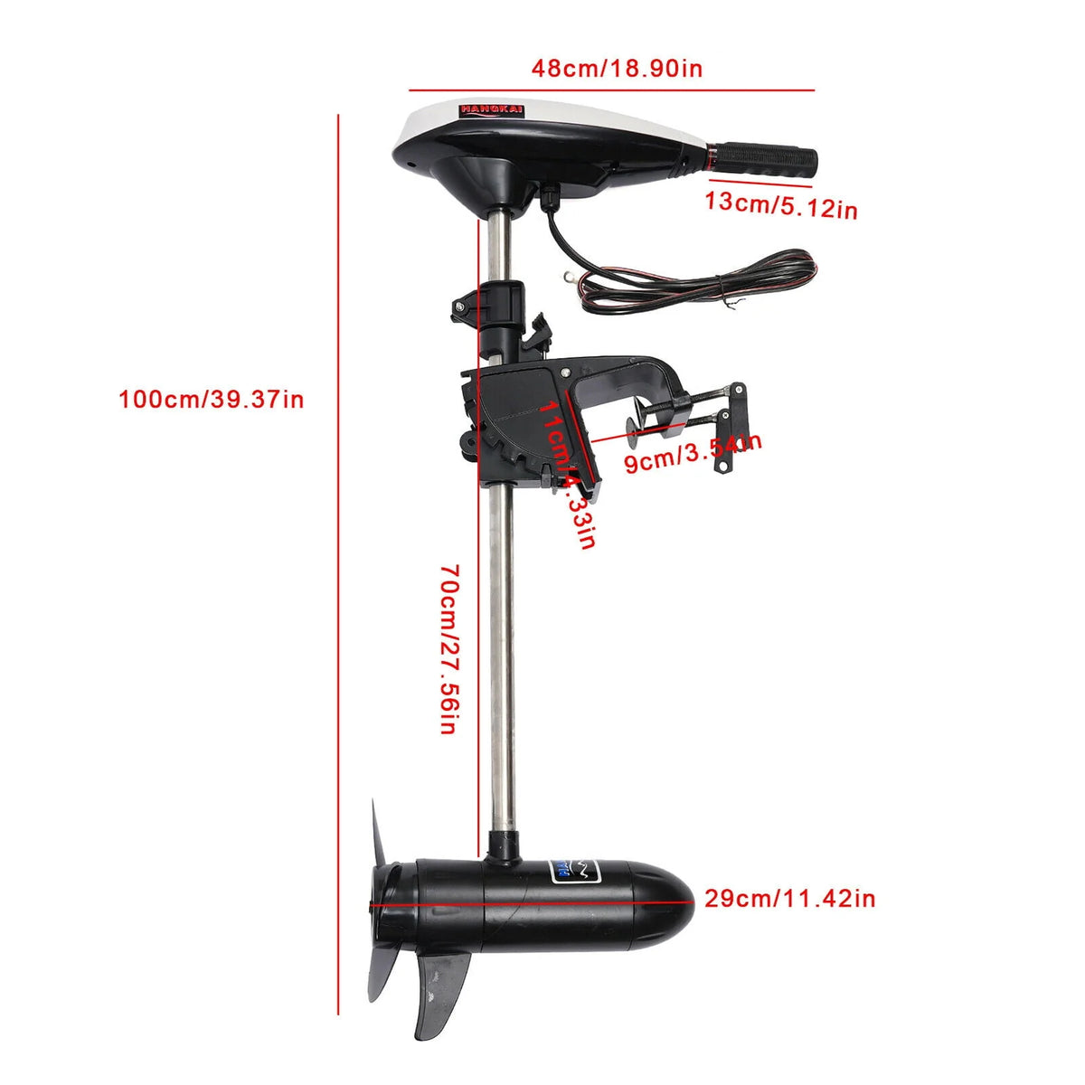 12V 45LBS Electric Trolling Motor I5092