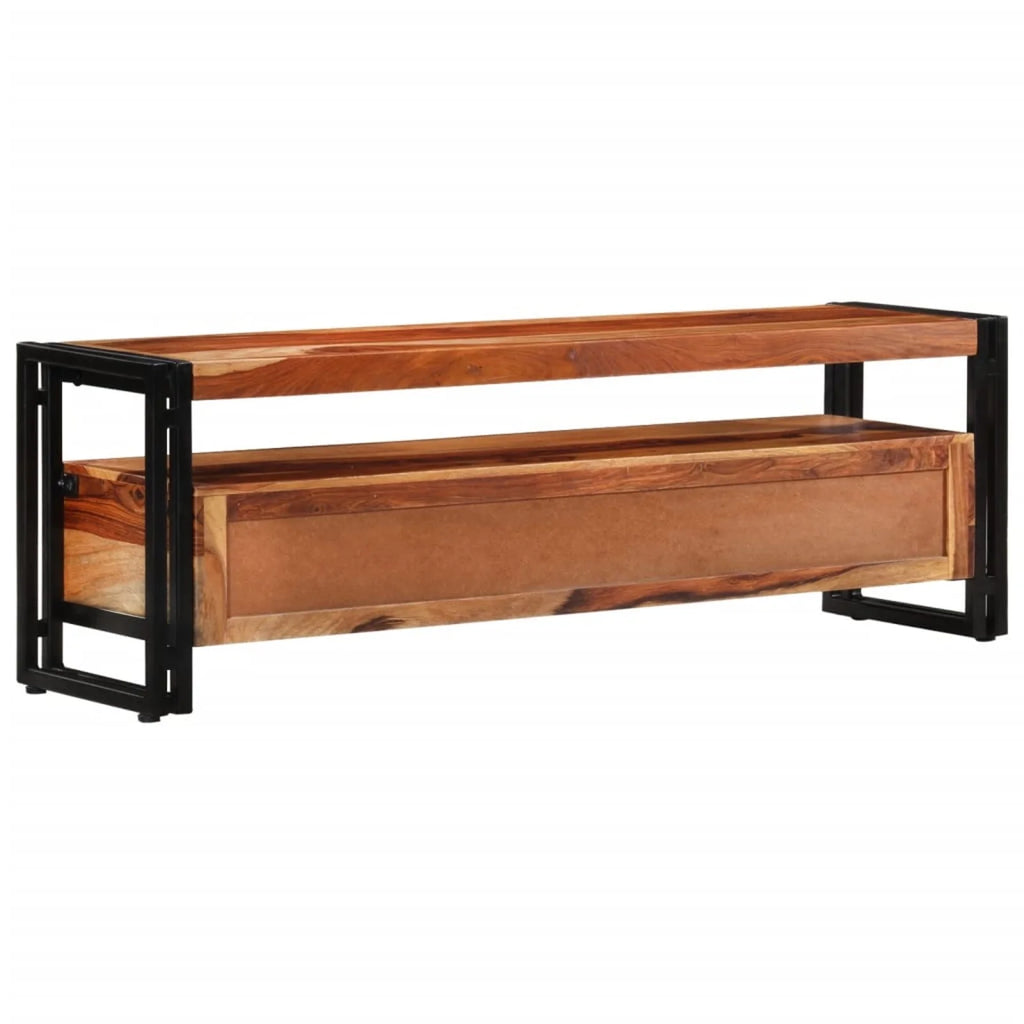 47.2"x11.8"x15.7" Solid Sheesham Wood TV Cabinet C835095