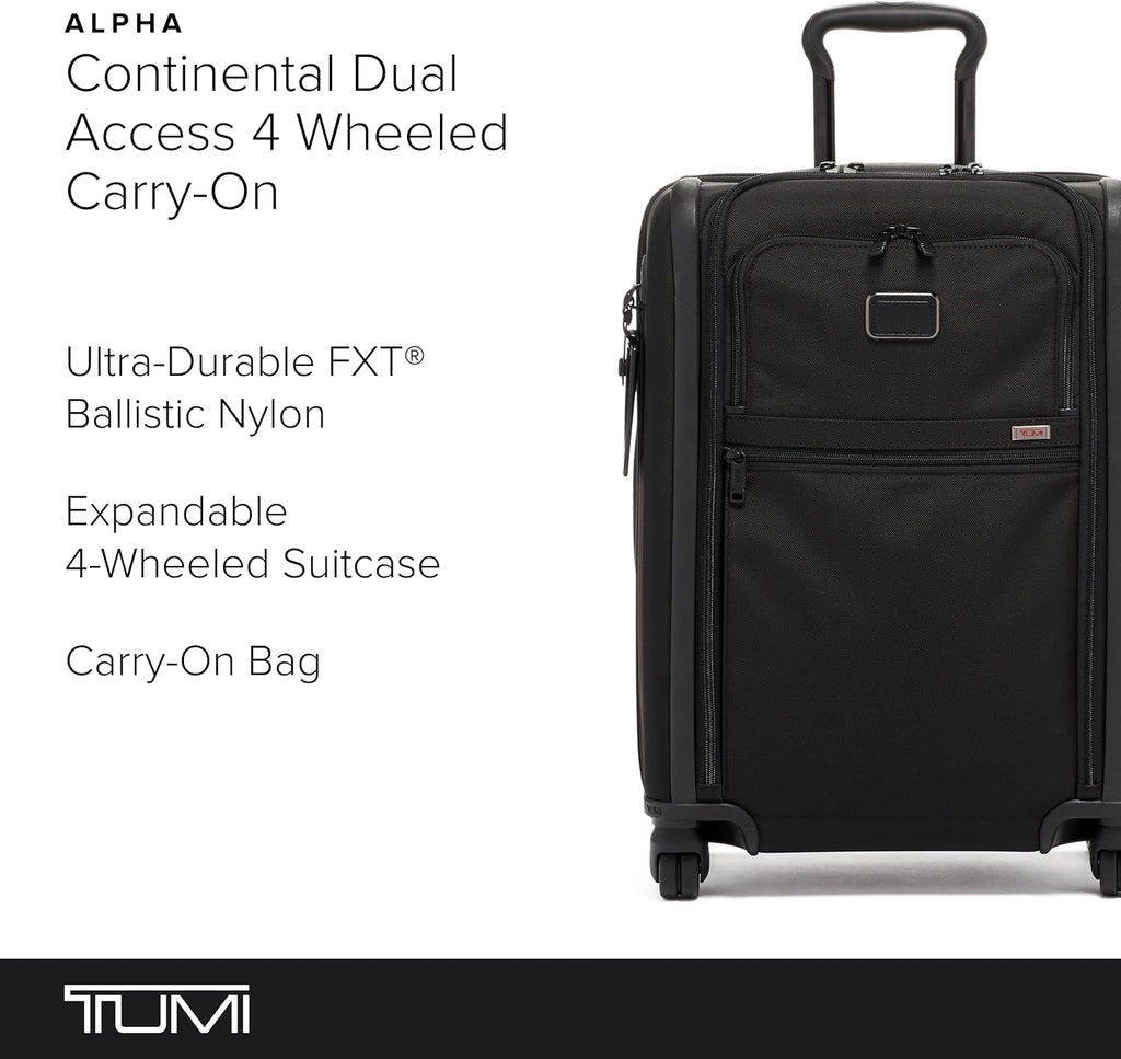 Black 4-Wheeled Carry-On Luggage I493298