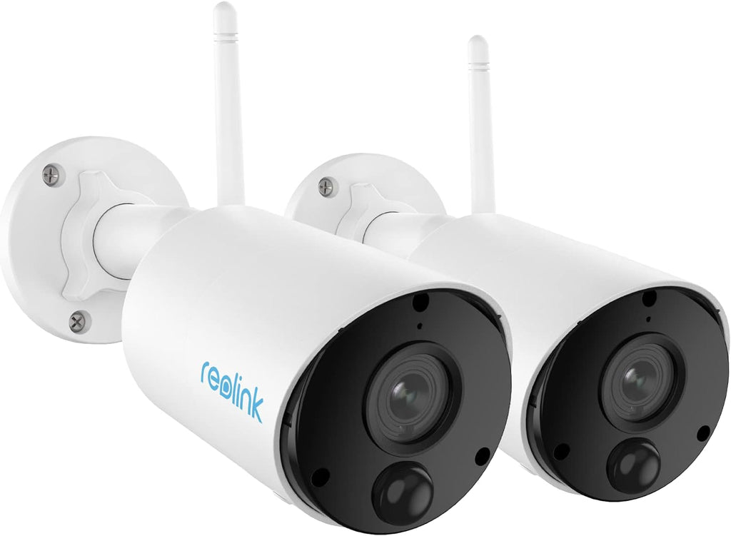 Wireless Outdoor Security Camera 1080P HD Solar Powered 2 Pack O892