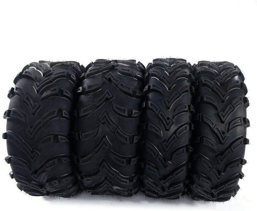 26x9.00-12 Front & 26x11.00-12 Rear 6PLY All Terrain Tubeless Tires Set of 4 Y7535