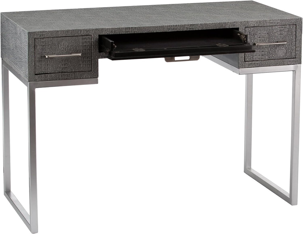 Gray Textured Reptile Desk L7301