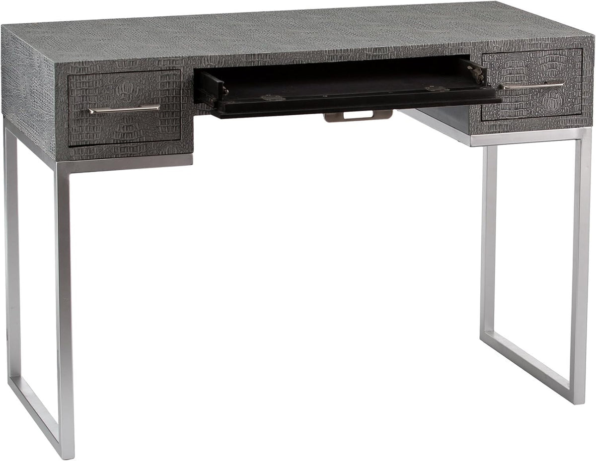 Gray Textured Reptile Desk L7301
