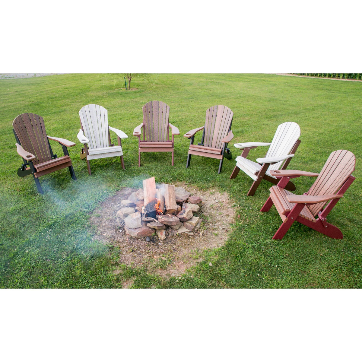 Folding Adirondack Chair Dove Gray J5012