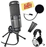 Cardioid Condenser Handheld Microphone Bundle with Boom Stand I52033