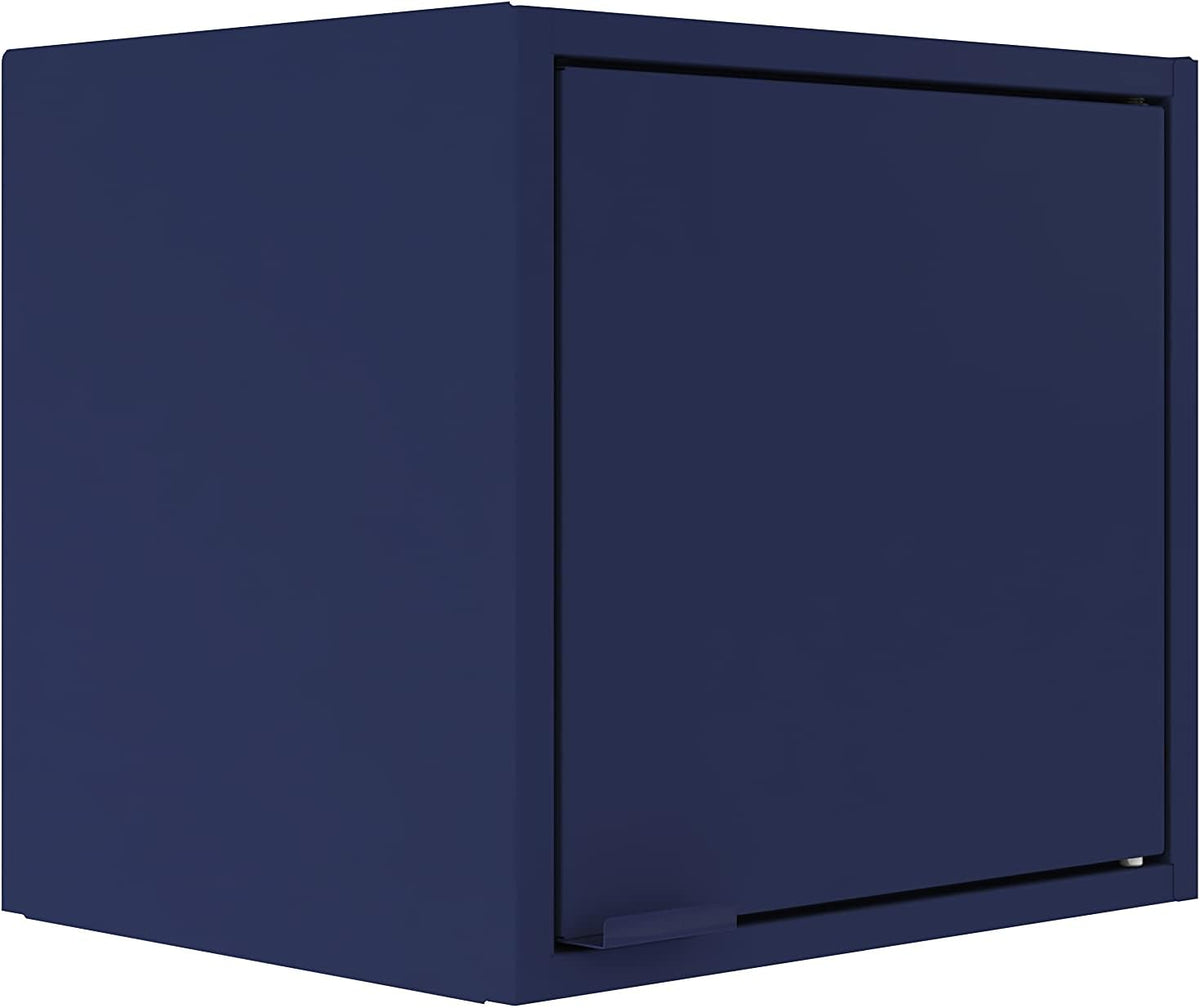 Blue Wall-Mounted Steel Niche Cabinet N934950