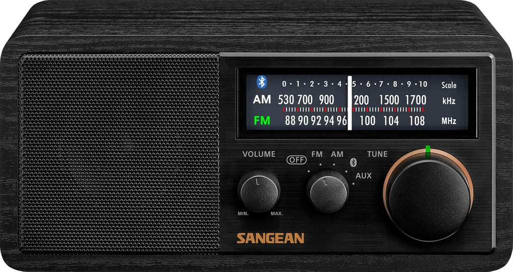 Retro AM/FM Bluetooth Wooden Cabinet Radio I967