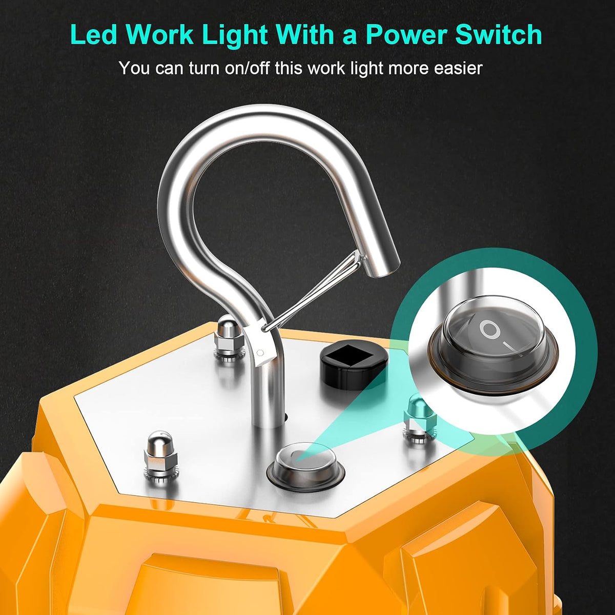 150W LED Portable Hanging Work Light with ON/Off Switch G160819