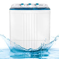 20LBS Portable Compact Twin Tub Washing Machine Washer Dryer, Blue B6629
