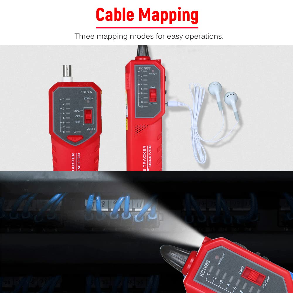 RJ11 RJ45 Ethernet LAN Multifunction Network Cable Tester E924
