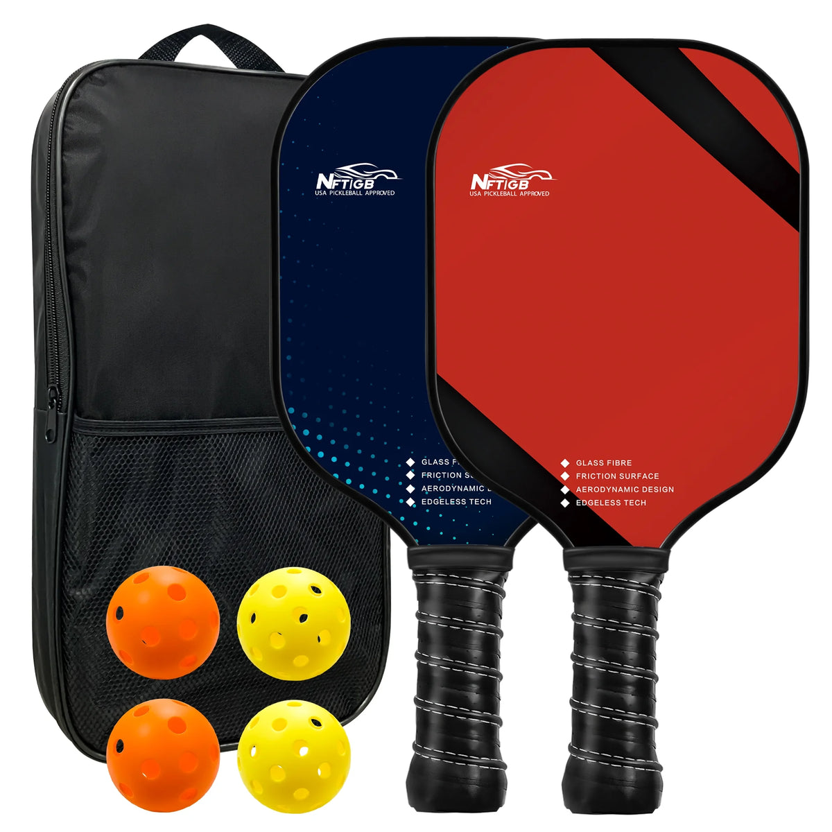 USAPA Approved Fiberglass Pickleball Set of 2 G296719