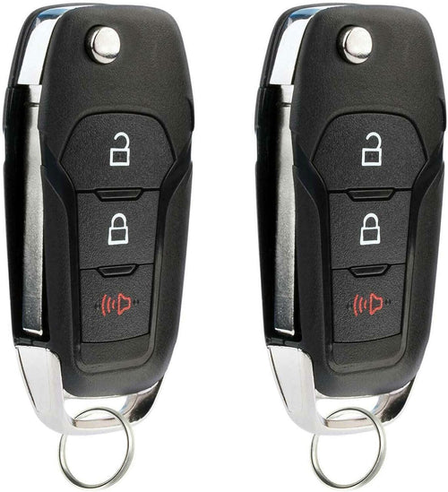 2 Pack Flip Key Remote Fob for Ford Fusion X692