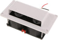 White 25W RV Side Air Vent Exhaust Fan W4358