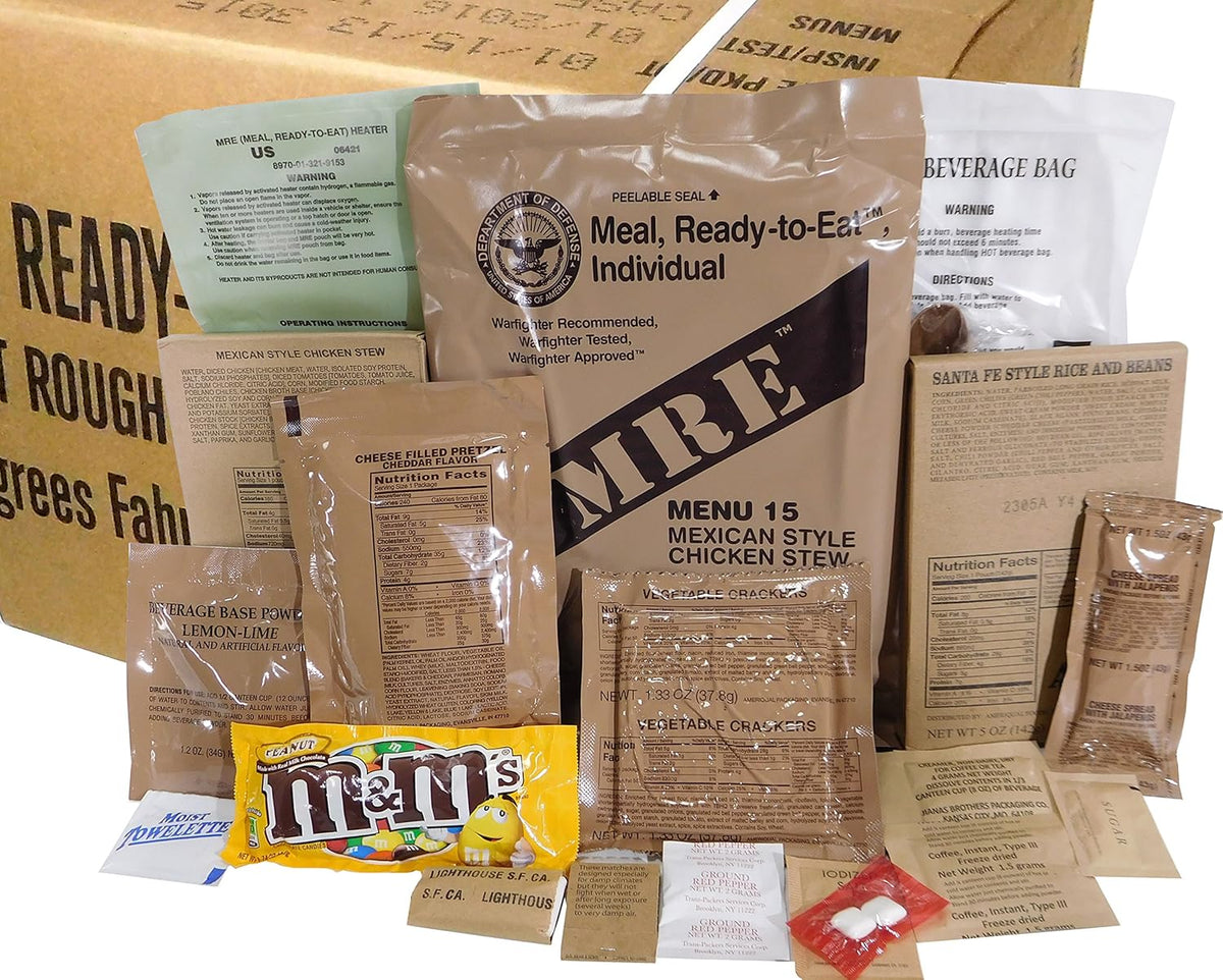 MREs Box B, U.S. Military Surplus Q531409
