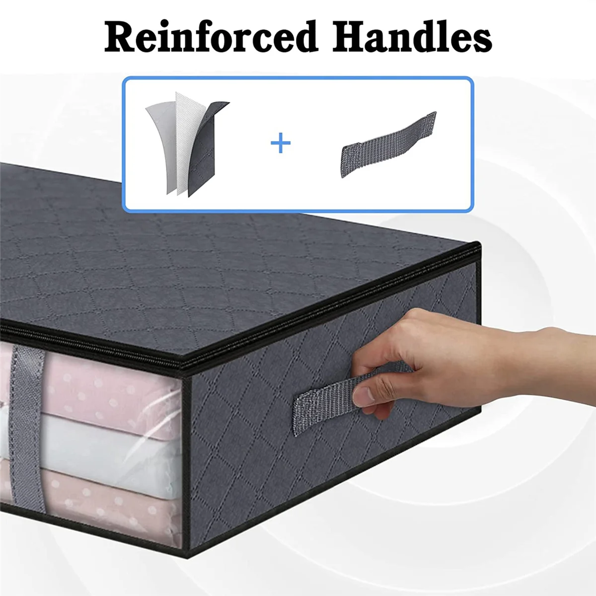 6 Pack Foldable Storage Bins K3815