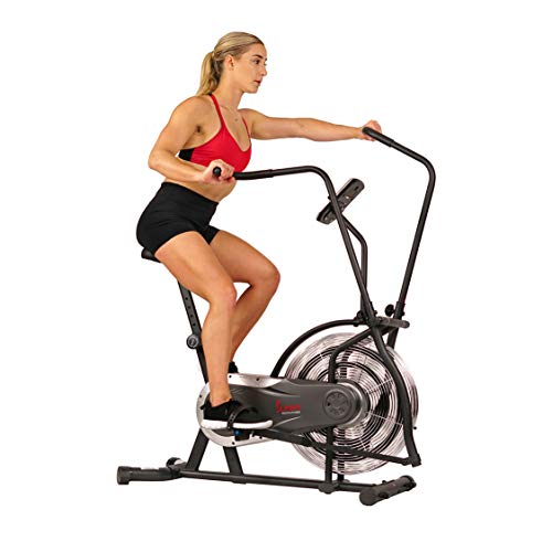 Air Bike Fan Exercise Bike with Digital Monitor and Adjustable Seat H5919
