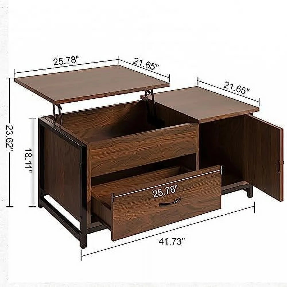 41.7" Lift Top Coffee Table with Drawer I877220