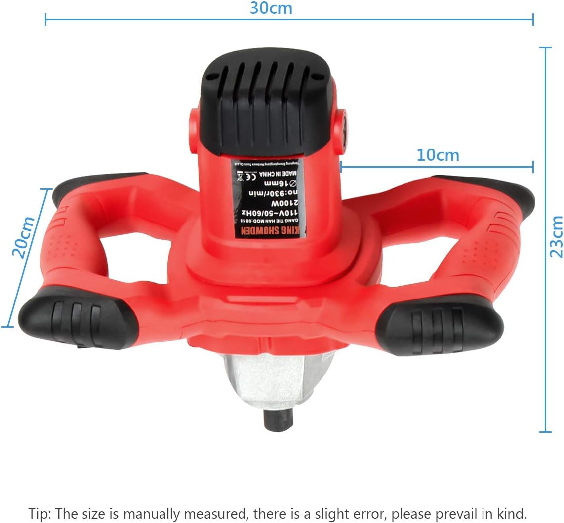 2100W Electric Mortar Mixer, 6-Speed, Pack of 2 O512