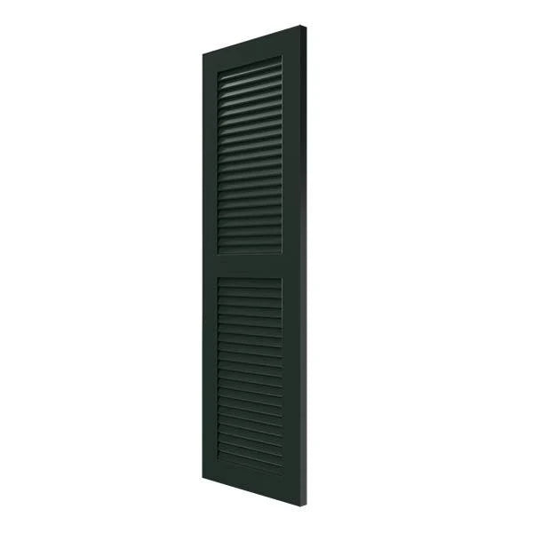 15x22W x 75x22H Exterior Composite Louvered Shutters (Per Pair) L148