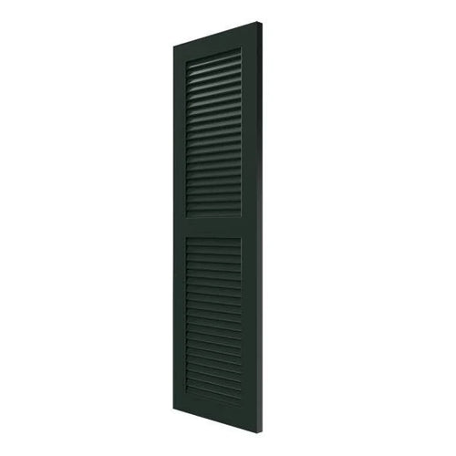 15x22W x 75x22H Exterior Composite Louvered Shutters (Per Pair) L148