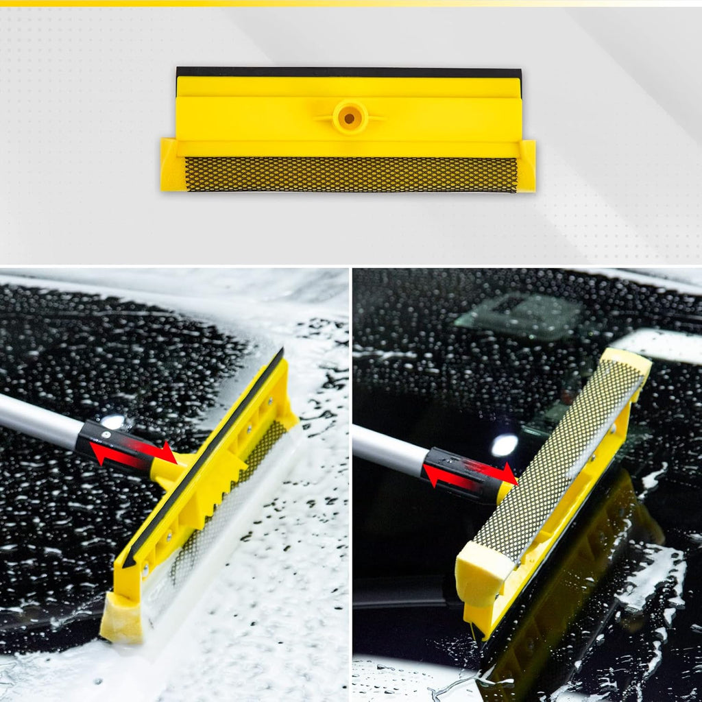 5 in 1 Car Wash Brush with 56 - Inch Aluminum Handle Z8411