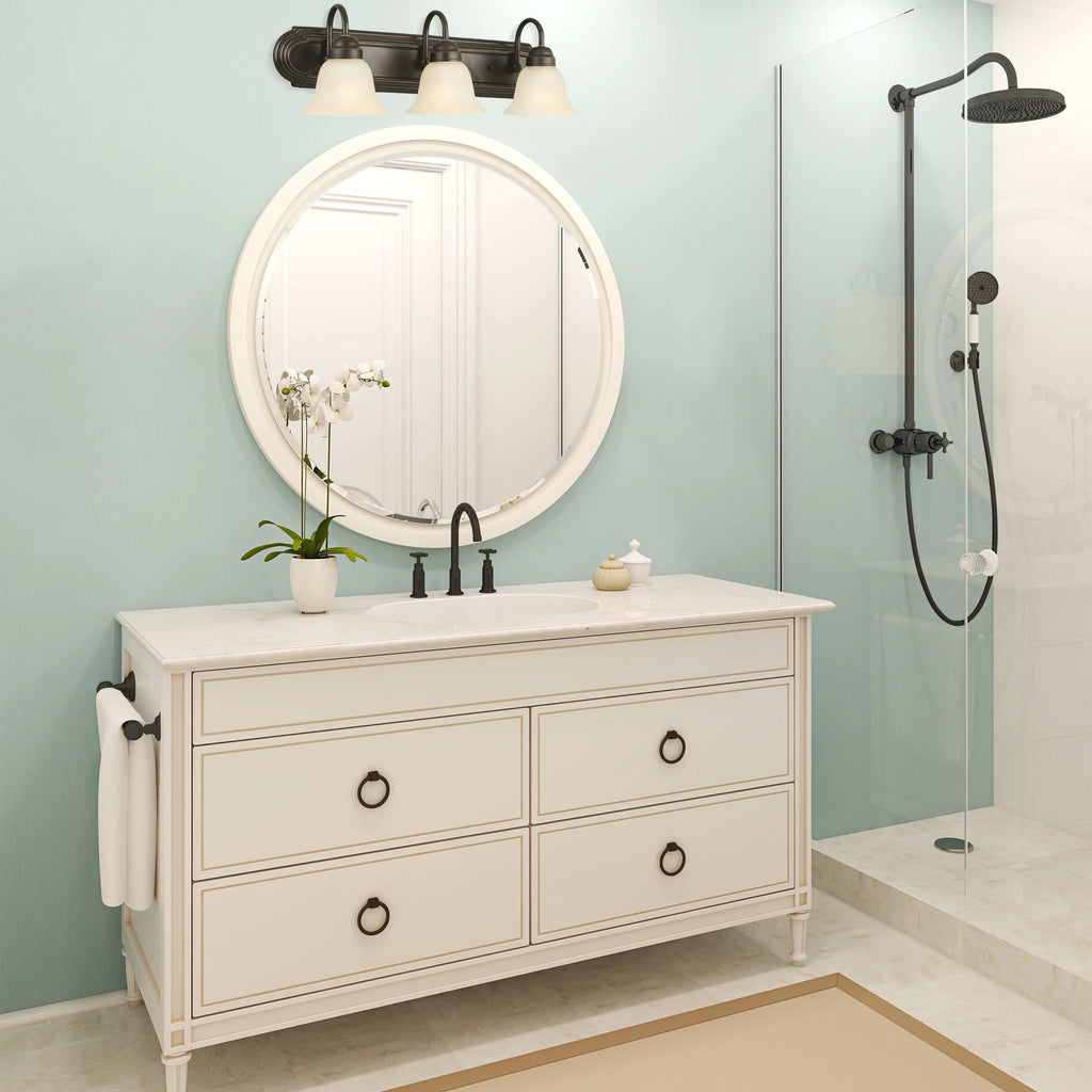 3-Light Frosted Glass Vanity Light Q31754