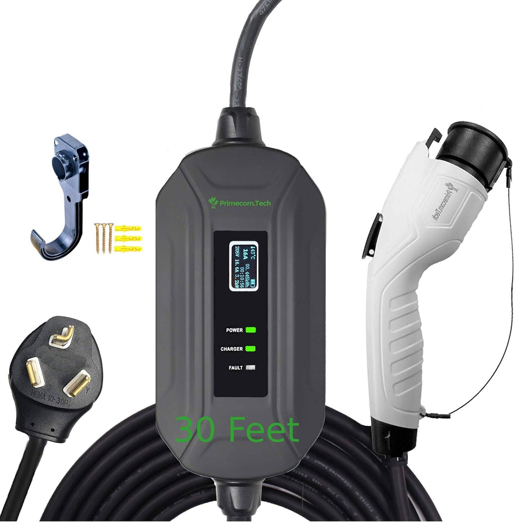 Portable Level 2 EV Charger 30ft 10-50P I603