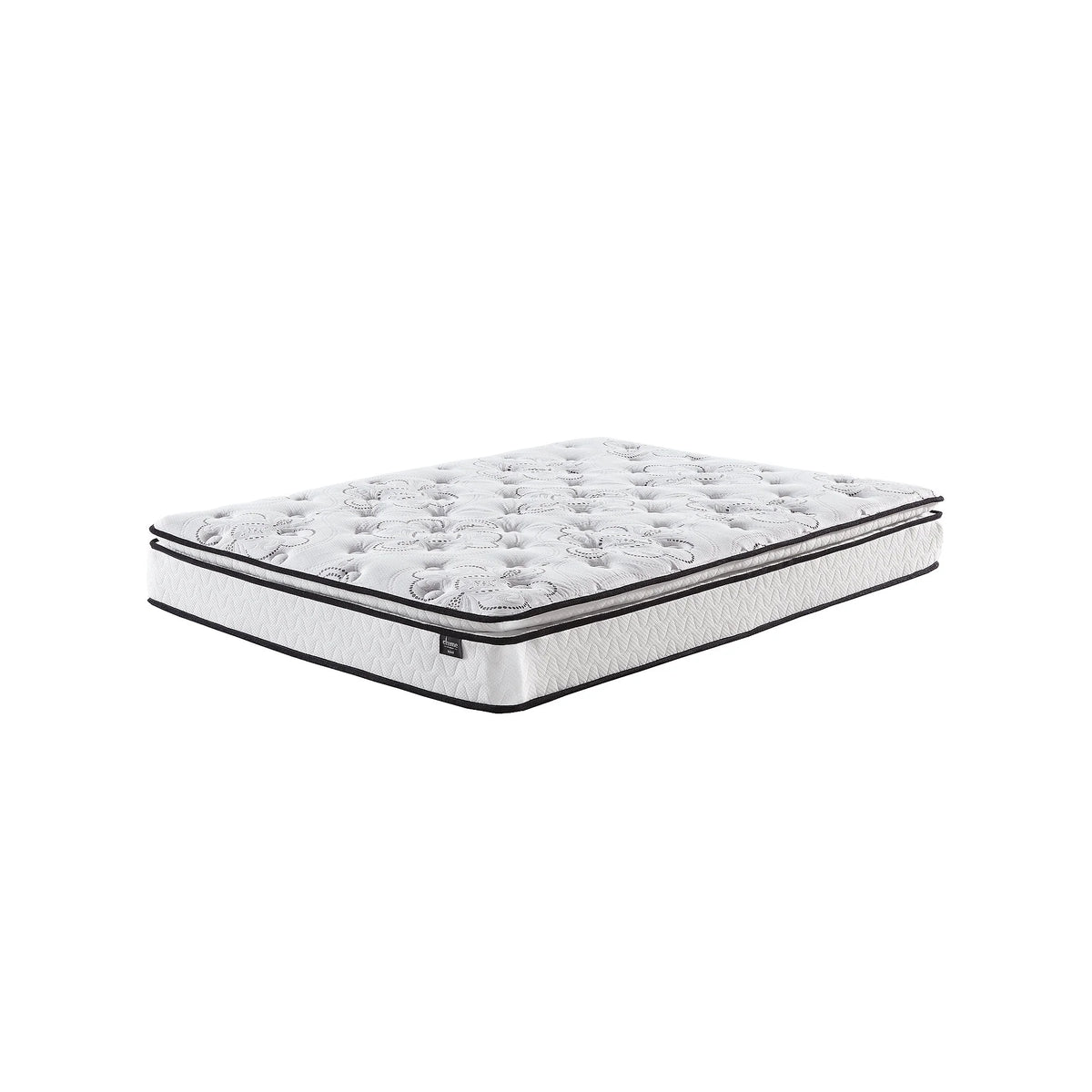 White 10 Inch Bonnell Pillow Top Twin Mattress U565