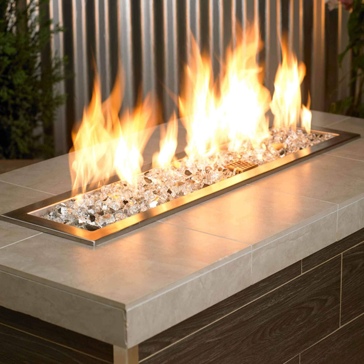 1/2x22 Clear Fire Glass (10 lb Bag) F59784