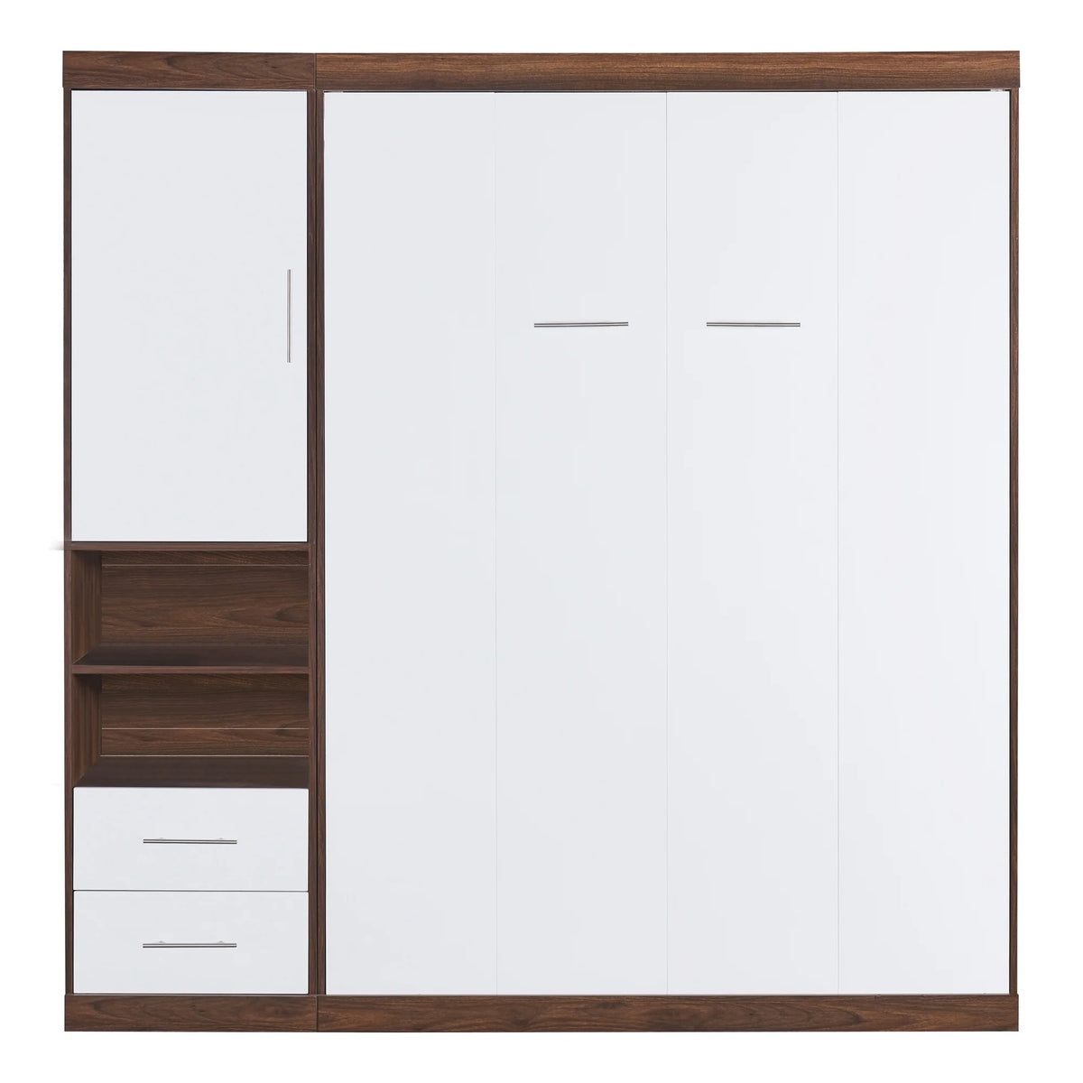 Twin Size Murphy Bed with Cabinet L355022