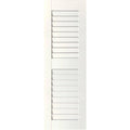 18 in. x 45 in. Primed Louvered Shutters Pair S532068