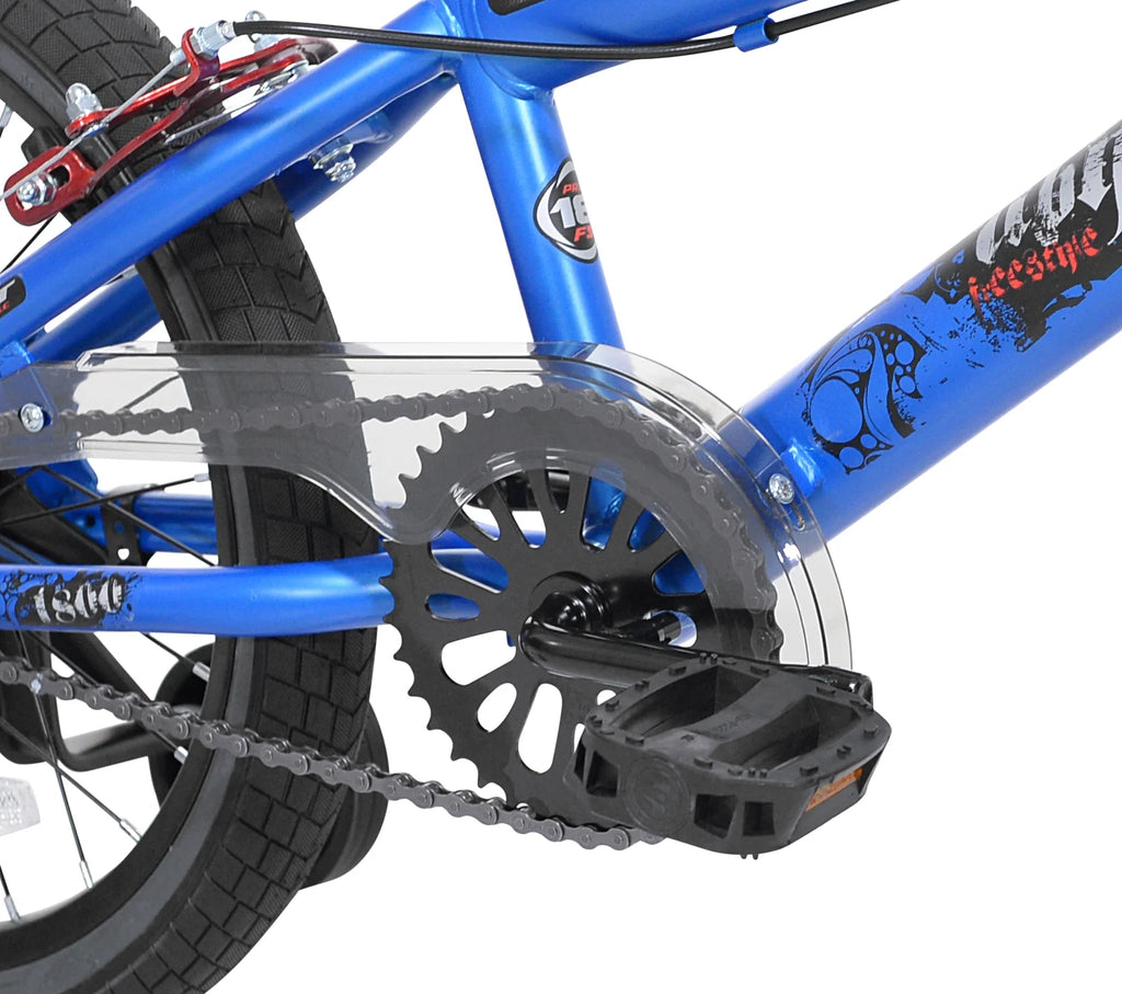 18-inch Blue Freestyle BMX Bicycle N705