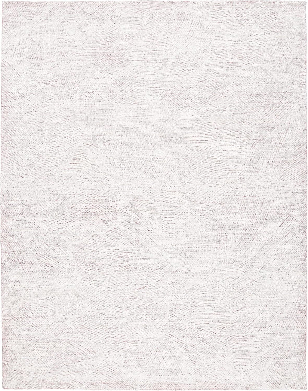 10' x 14' Pink & Ivory Handmade Wool Area Rug D592964