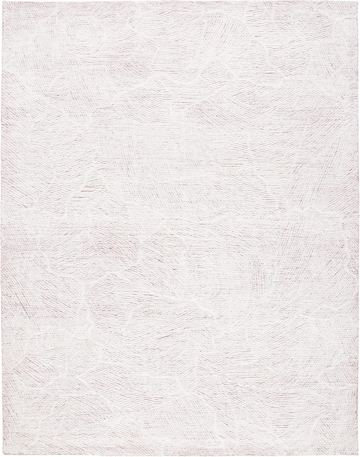 10' x 14' Pink & Ivory Handmade Wool Area Rug D592964