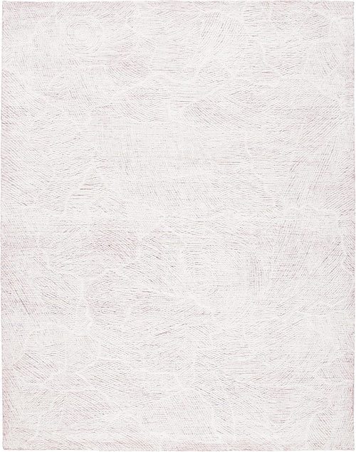 10' x 14' Pink & Ivory Handmade Wool Area Rug D592964