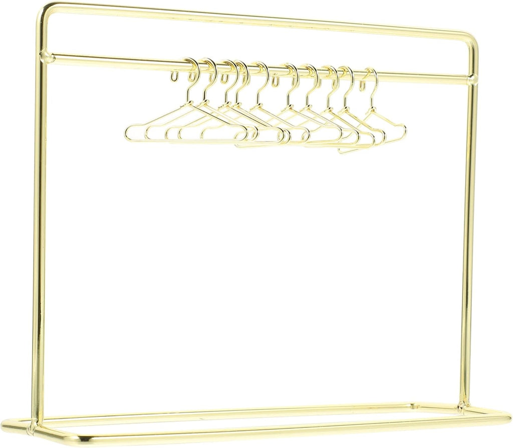 Golden Doll Clothes Hanger Display Rack E41303