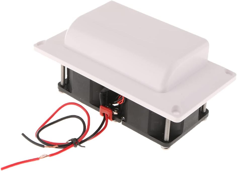 White 25W RV Side Air Vent Exhaust Fan W4358