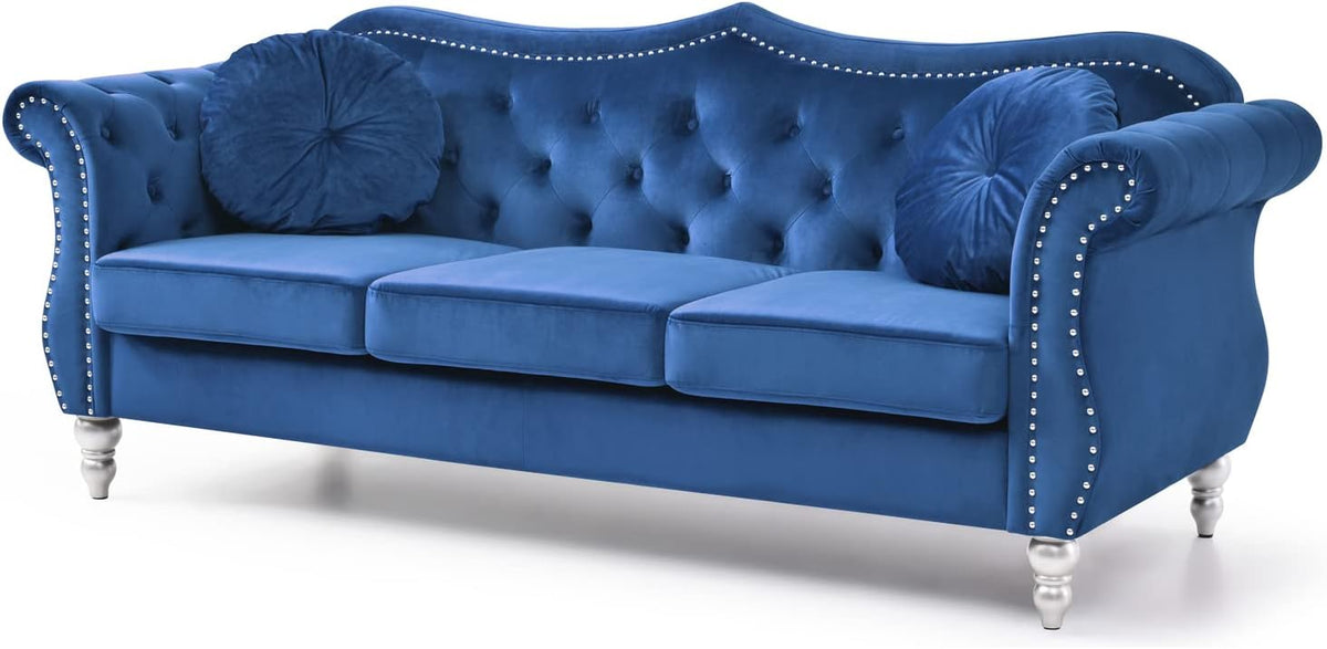 Navy Blue Sofa Y90059